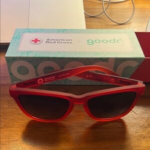 Goodr x American Red Cross sunglasses